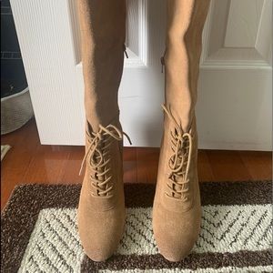 Tan Suede boots